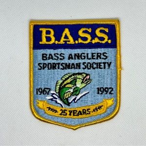 🎣 Bass Anglers Sportsman Society vintage fishing patch